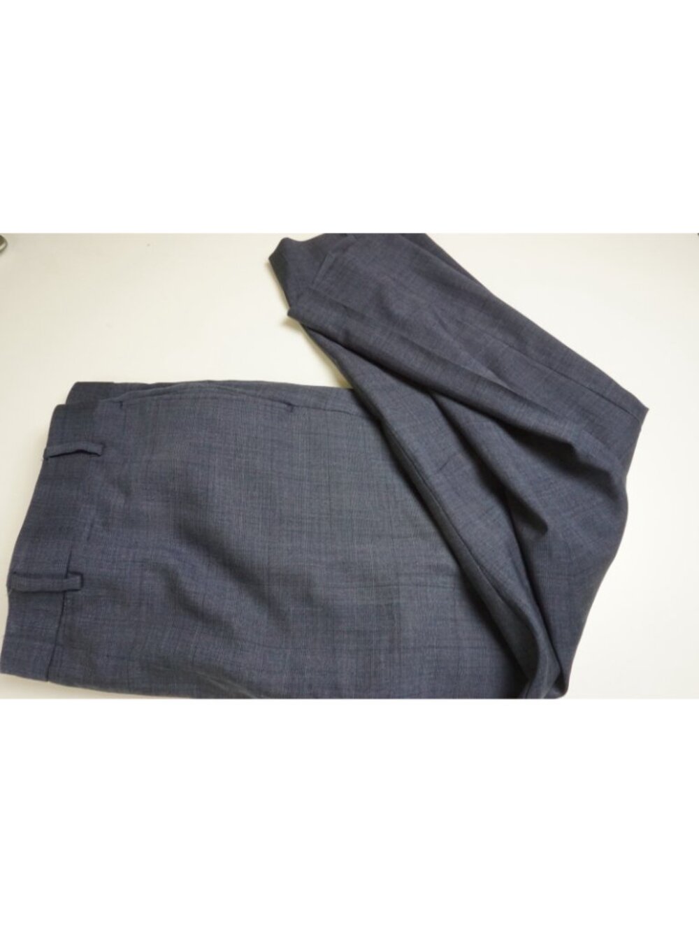 Lauren Ralph Lauren Slim Fit Blue Plaid Wool 3 Pc Suit Jacket Pants Vest Sz 44R - Picture 12 of 12